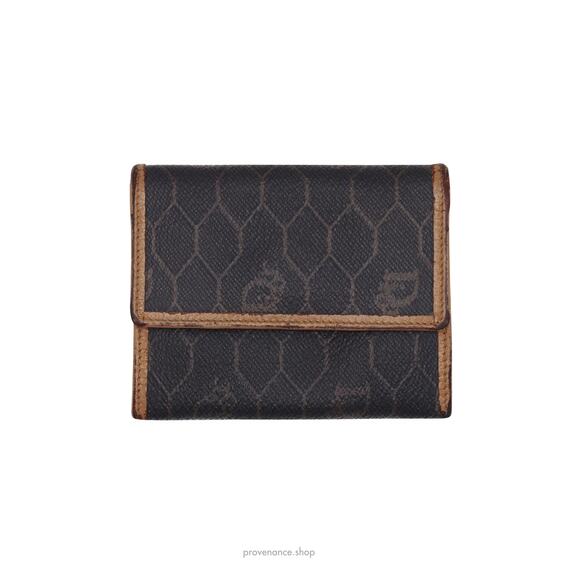 🔴 Dior Snap Wallet - Black Honeycomb Trotter - Picture 1 of 9